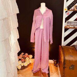 Skims Silk Pajama Set